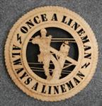 ON SALE - INVENTORY CLEARANCE Power Lineman Wall Art Plaque - Two versions